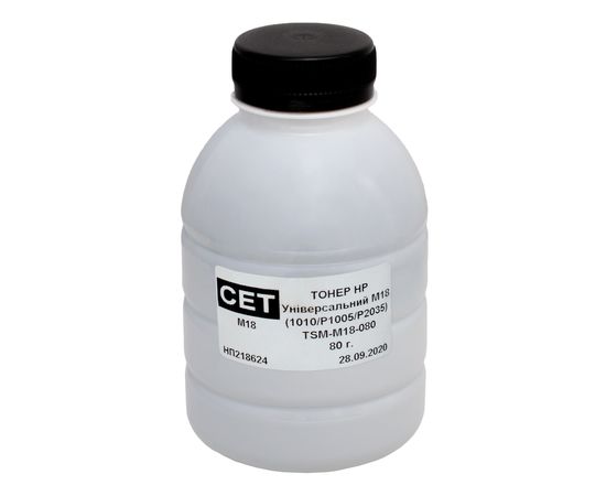 Купить Тонер HP универсальный M18 флакон, 80 г CET (TSM-M18-080) по лучшей цене