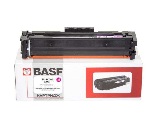 Купить Картридж тонерный BASF для Canon MF-742Cdw аналог 3017C002 (055H) Magenta (BASF-KT-3018C002-WOC) без чипа по лучшей цене