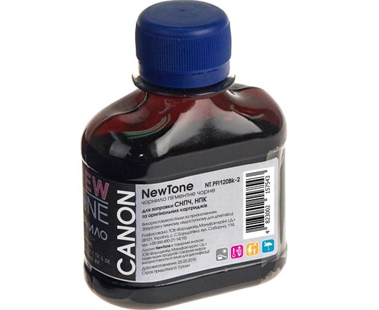 Купить Чернила NewTone для Canon imagePROGRAF TM-200/305 100г Black Пигментные (NT.PFI120Bk-2) по лучшей цене