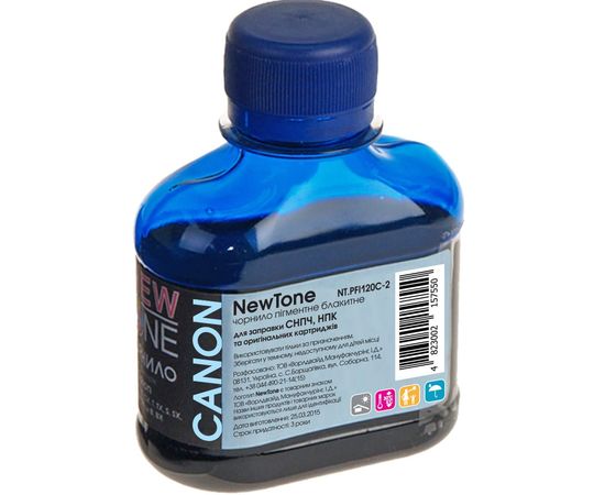 Купить Чернила NewTone для Canon imagePROGRAF TM-200/305 100г Cyan Пигментные (NT.PFI120C-2) по лучшей цене
