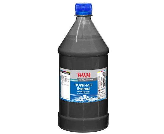 Купить Чернила WWM EVEREST для Epson 1000г Light Black Пигментные (EP02/LBP-4) по лучшей цене