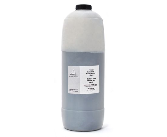 Купить Тонер Ricoh Aficio SP C220 флакон, 1 кг, черный Delacamp/MK Imaging (24032) по лучшей цене