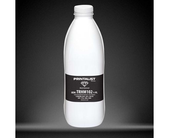 Купить Тонер PRINTALIST для HP LJ Pro M102A/102W/130A бутль 1000г Black (TRHM102-1-PL) по лучшей цене