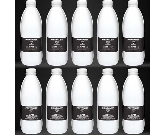 Купить Тонер PRINTALIST для HP LJ универсальный бутль 10шт x 1000г Black (MPT5-1-10-PL) по лучшей цене