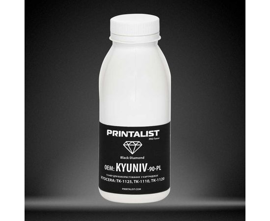 Купить Тонер PRINTALIST для Kyocera Mita FS-1025/1060/1125, TK-1110, TK-1120 бутль 90г Black (KYUNIV-90-PL) по лучшей цене