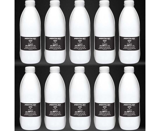 Купить Тонер PRINTALIST для HP Universal/MPT7/MPT7-10KG бутль 10шт x 1000г Black (MPT7-1-10-PL) по лучшей цене