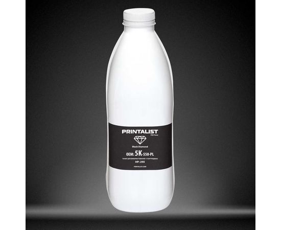 Купить Тонер PRINTALIST для HP LJ 5000/5200 бутль 550г Black (5K-550-PL) по лучшей цене