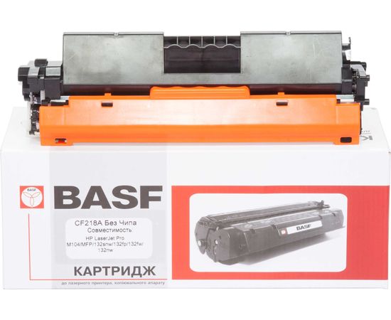 Купить Картридж тонерный BASF для HP LJ Pro M104/M132 аналог CF218A Black (BASF-KT-CF218A-WOС) без чипа по лучшей цене