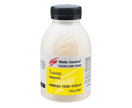 Купить тонер Odyssey HP CLJ Enterprise M553 100г yellow (фасованный) Static Control по лучшей цене