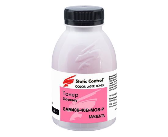 Купить тонер Odyssey Samsung CLP-360/CLX-3300 40г magenta (фасованный) Static Control по лучшей цене