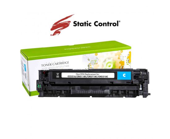 Купить картридж HP CLJ CC531A (304A) Static Control 2.8k cyan по лучшей цене