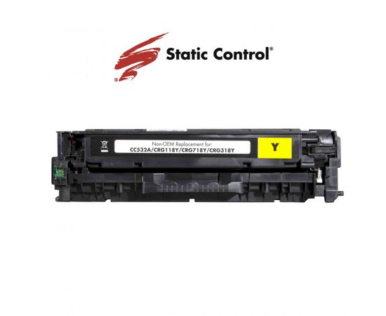 Купить картридж HP CLJ CC532A (304A) Static Control 2.8k yellow по лучшей цене