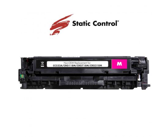 Купить картридж HP CLJ CC533A (304A) Static Control 2.8k magenta по лучшей цене
