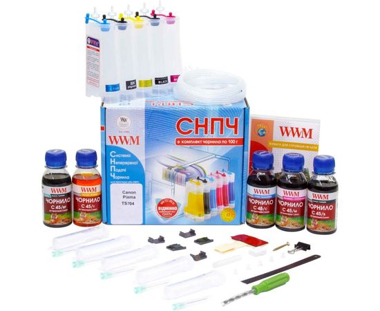 Купить Система непрерывной подачи чернил WWM для Canon Pixma TS704 (IS.0133) по лучшей цене