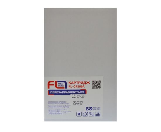 Купить Картридж совместимый HP 59A (CF259A) без чипа Free Label (FL-CF259A) по лучшей цене