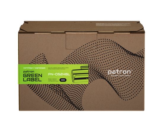 Купить Картридж совместимый Canon 052 H Green Label Patron (PN-052HGL) по лучшей цене