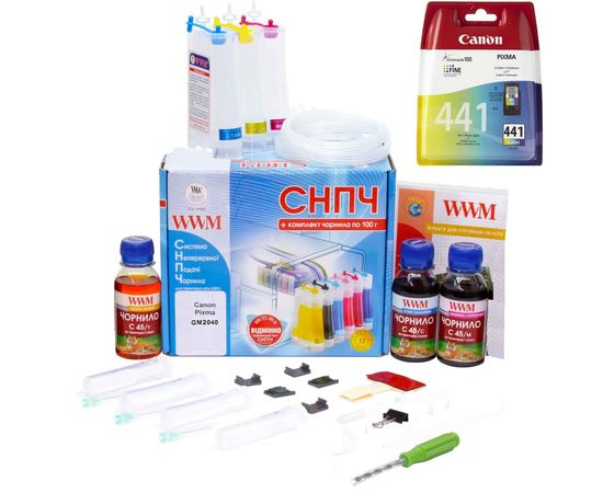 Купить Система непрерывной подачи чернил WWM для Canon Pixma GM2040 + CL441 (IS.0132) по лучшей цене