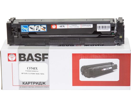 Купить Картридж тонерный BASF для HP CLJ M280/M281/M254 аналог CF541X Cyan (BASF-KT-CF541Х) по лучшей цене
