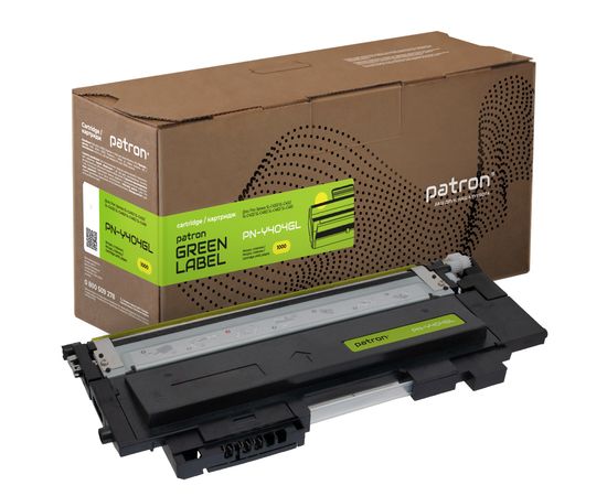 Купить Тонер-картридж совместимый Samsung CLT-Y404S желтый Green Label Patron (PN-Y404GL) по лучшей цене
