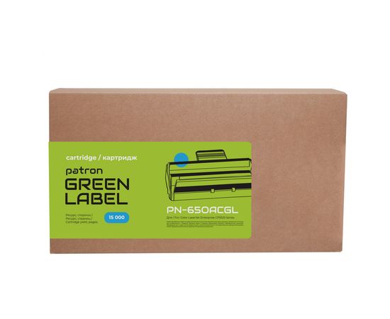 Купить Картридж совместимый HP 650A (CE271A) Green Label, голубой Patron (PN-650AСGL) по лучшей цене