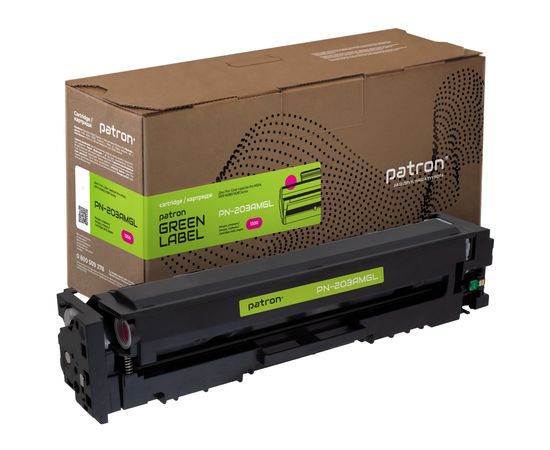 Купить Картридж совместимый HP 203A (CF543A) пурпурный Green Label Patron (PN-203AMGL) по лучшей цене