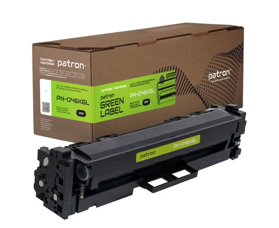 Купить Картридж совместимый Canon 046 Green Label, черный Patron (PN-046KGL) по лучшей цене