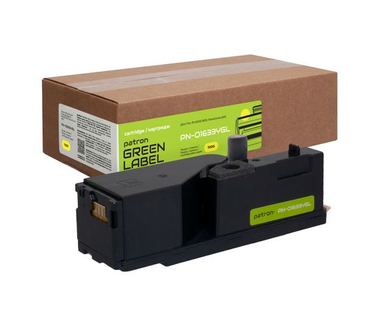 Купить Тонер-картридж совместимый XER 106R01633 Green Label, желтый Patron (PN-01633YGL) по лучшей цене