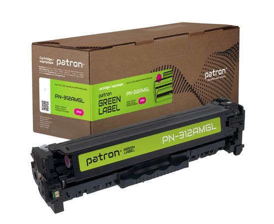 Купить Картридж совместимый HP 312A (CF383A) Green Label, пурпурный Patron (PN-312AMGL) по лучшей цене
