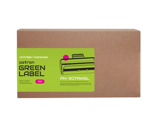 Купить Картридж совместимый HP 307A (CE743A) Green Label, пурпурный Patron (PN-307AMGL) по лучшей цене