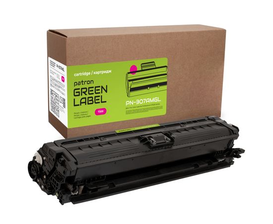Купить Картридж совместимый HP 307A (CE743A) Green Label, пурпурный Patron (PN-307AMGL) по лучшей цене
