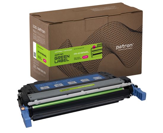 Купить Картридж совместимый HP 643A (Q5953A) Green Label, пурпурный Patron (PN-643AMGL) по лучшей цене