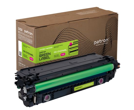 Купить Картридж совместимый Canon 040H Green Label, пурпурный Patron (PN-040HMGL) по лучшей цене
