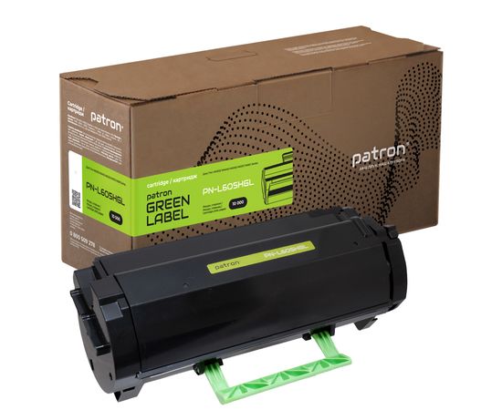 Купить Тонер-картридж совместимый Lexmark 60F5H00 Green Label Patron (PN-L605HGL) по лучшей цене
