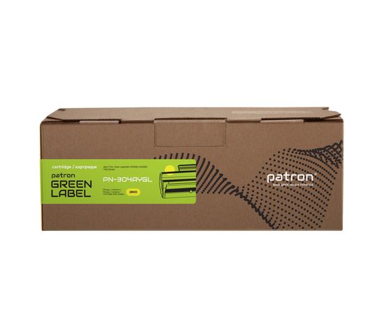 Купить Картридж совместимый HP 304A (CC532A) Green Label, желтый Patron (PN-304AYGL) по лучшей цене