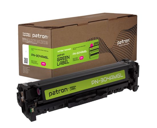 Купить Картридж совместимый HP 304A (CC533A) Green Label, пурпурный Patron (PN-304AMGL) по лучшей цене