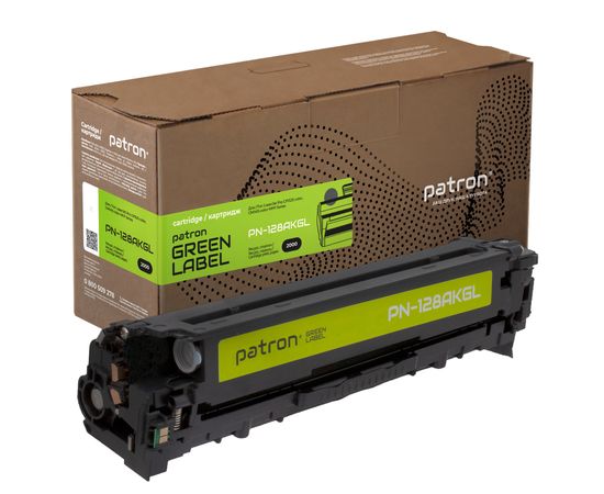 Купить Картридж совместимый HP 128A (CE320A) Green Label, черный Patron (PN-128AKGL) по лучшей цене