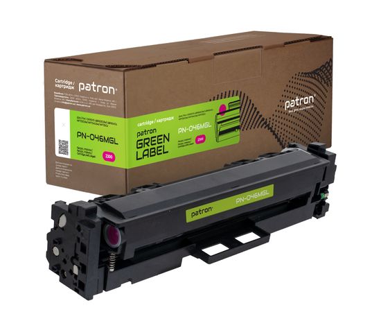 Купить Картридж совместимый Canon 046 Green Label, пурпурный Patron (PN-046MGL) по лучшей цене