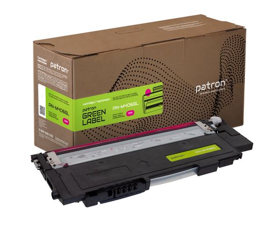 Купить Тонер-картридж совместимый Samsung CLT-M406S Green Label, пурпурный Patron (PN-M406GL) по лучшей цене