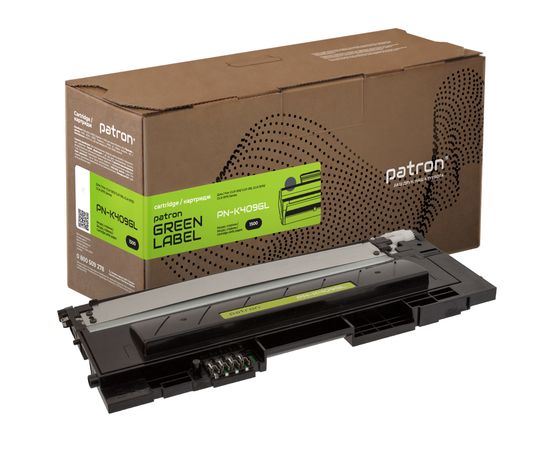 Купить Тонер-картридж совместимый Samsung CLT-K409S Green Label, черный Patron (PN-K409GL) по лучшей цене