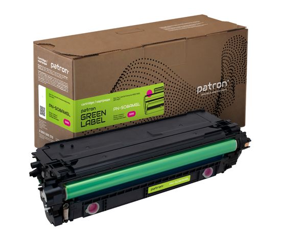 Купить Картридж совместимый HP 508A (CF363A) Green Label, пурпурный Patron (PN-508AMGL) по лучшей цене