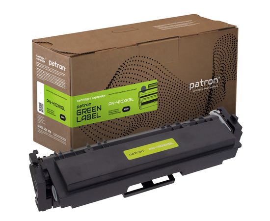Купить Картридж совместимый HP 410X (CF410X) черный Green Label Patron (PN-410XKGL) по лучшей цене