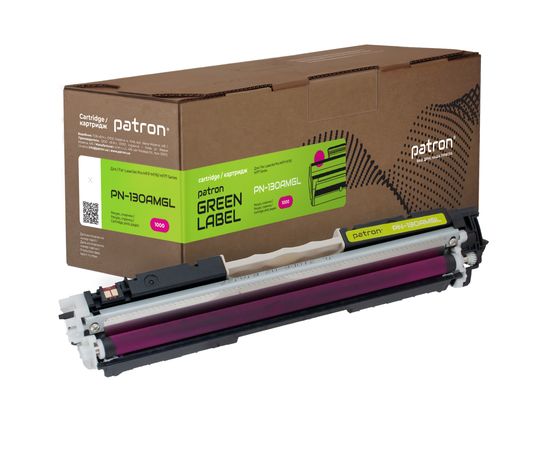 Купить Тонер-картридж совместимый HP 130A (CF353A) Green Label, пурпурный Patron (PN-130AMGL) по лучшей цене