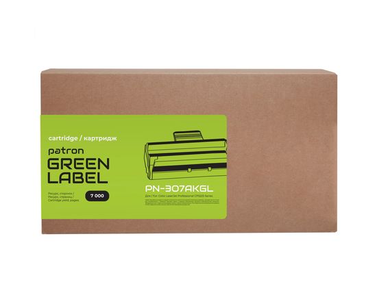 Купить Картридж совместимый HP 307A (CE740A) Green Label, черный Patron (PN-307AKGL) по лучшей цене