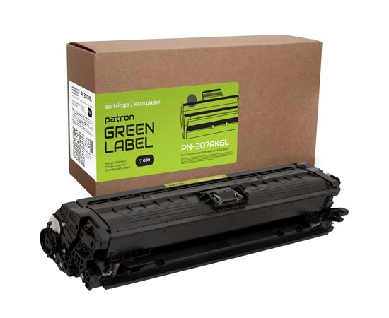 Купить Картридж совместимый HP 307A (CE740A) Green Label, черный Patron (PN-307AKGL) по лучшей цене