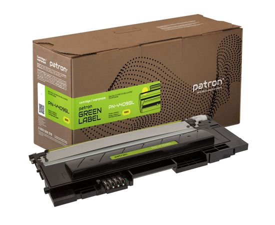 Купить Тонер-картридж совместимый Samsung CLT-Y409S Green Label, желтый Patron (PN-Y409GL) по лучшей цене