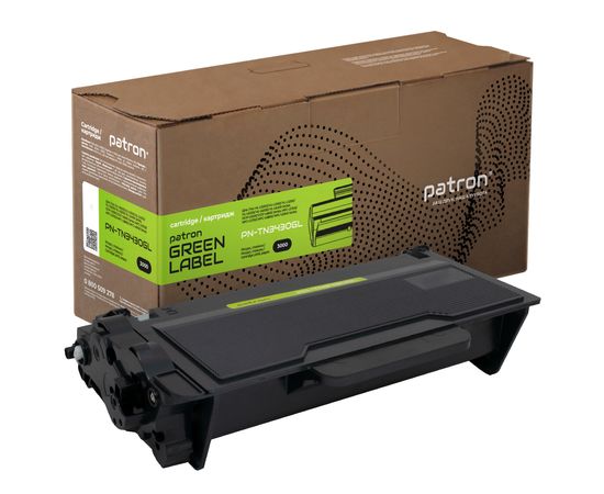 Купить Тонер-картридж совместимый Brother TN-3430 Green Label Patron (PN-TN3430GL) по лучшей цене