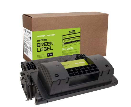 Купить Картридж совместимый HP 81X (CF281X) Green Label Patron (PN-81XGL) по лучшей цене