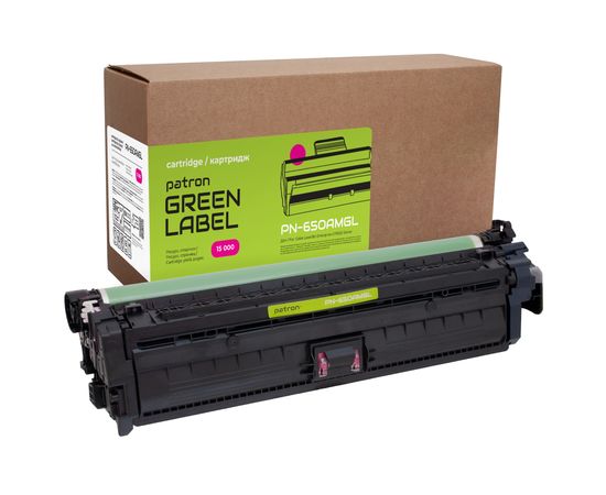 Купить Картридж совместимый HP 650A (CE273A) Green Label, пурпурный Patron (PN-650AMGL) по лучшей цене