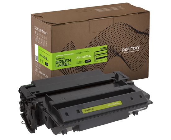 Купить Картридж совместимый HP 51X (Q7551X) Green Label Patron (PN-51XGL) по лучшей цене