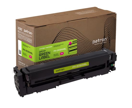 Купить Картридж совместимый HP 203X (CF543X) пурпурный Green Label Patron (PN-203XMGL) по лучшей цене